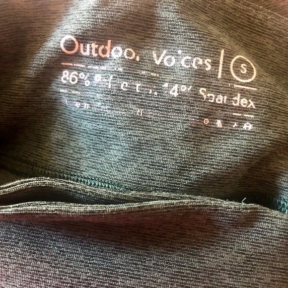 Leggings by Outdoor Voices Hunter Green Warm Up - Picture 10 of 11